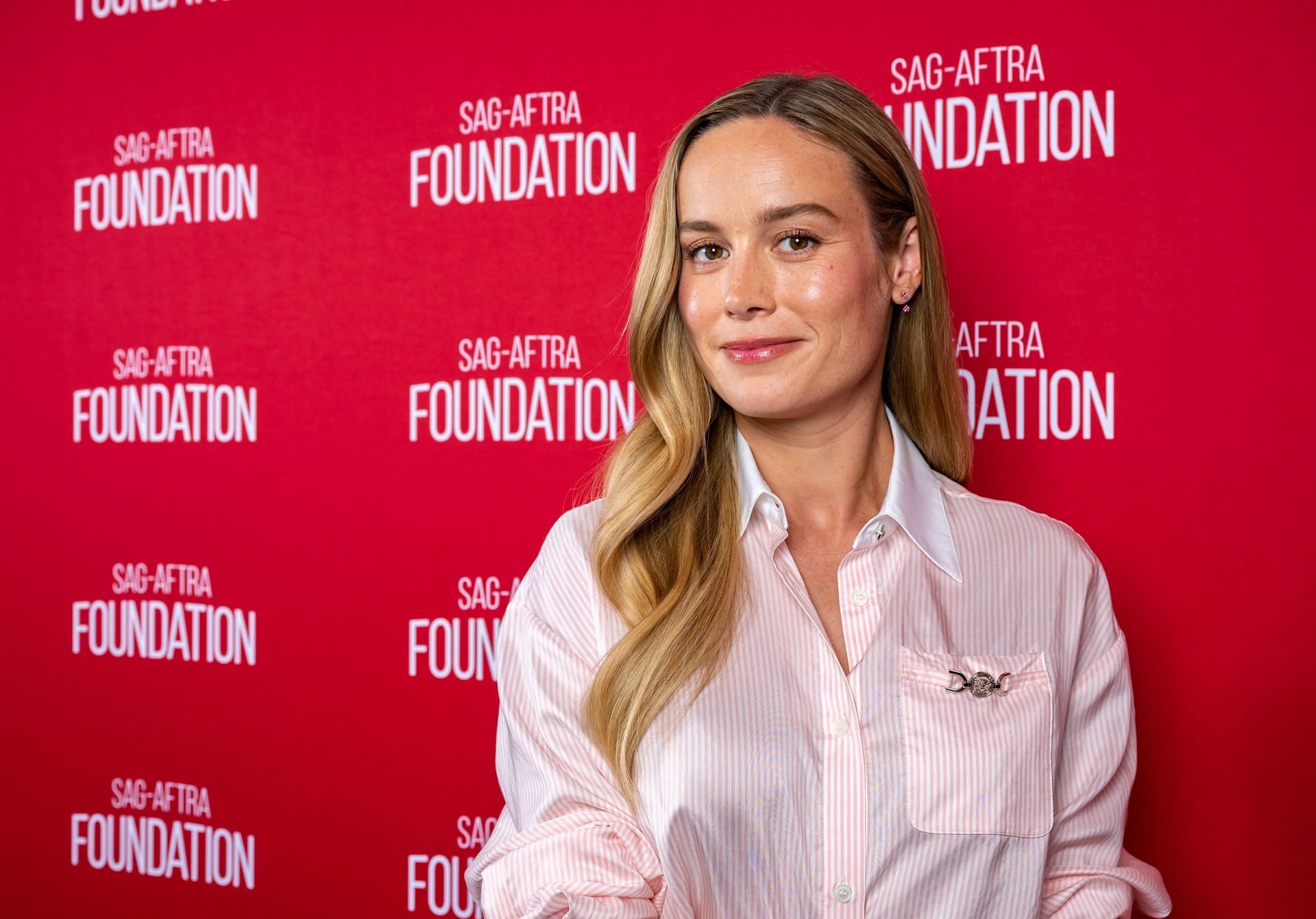 Brie Larson attends the SAG-AFTRA Foundation Conversations Presents Lessons In Chemistry (Photo by Amanda Edwards/Getty Images )